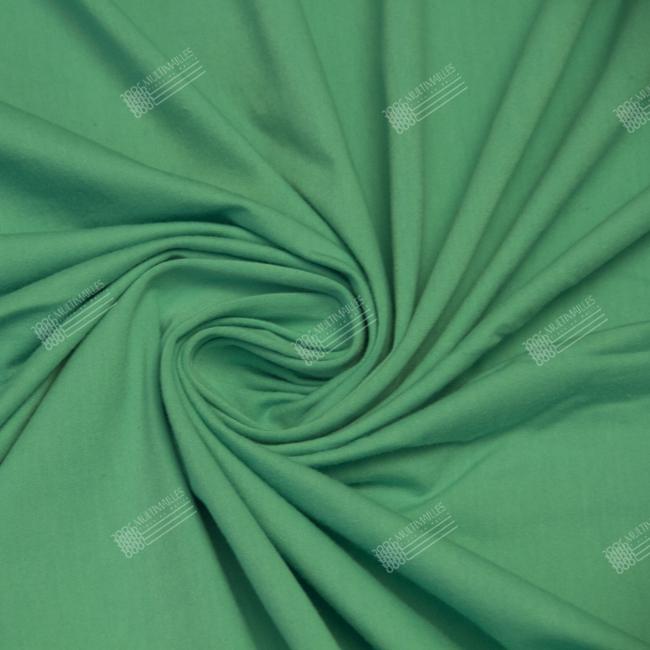 Multimailles | Jersey coton  - Vert clair