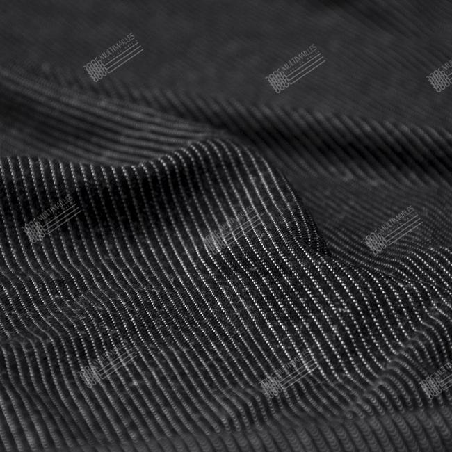 Multimailles | Jacquard diagonale - Noir